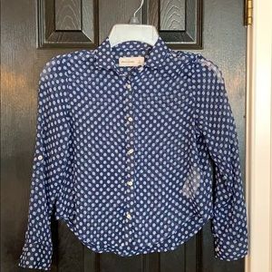 Abercrombie sheer crop top small